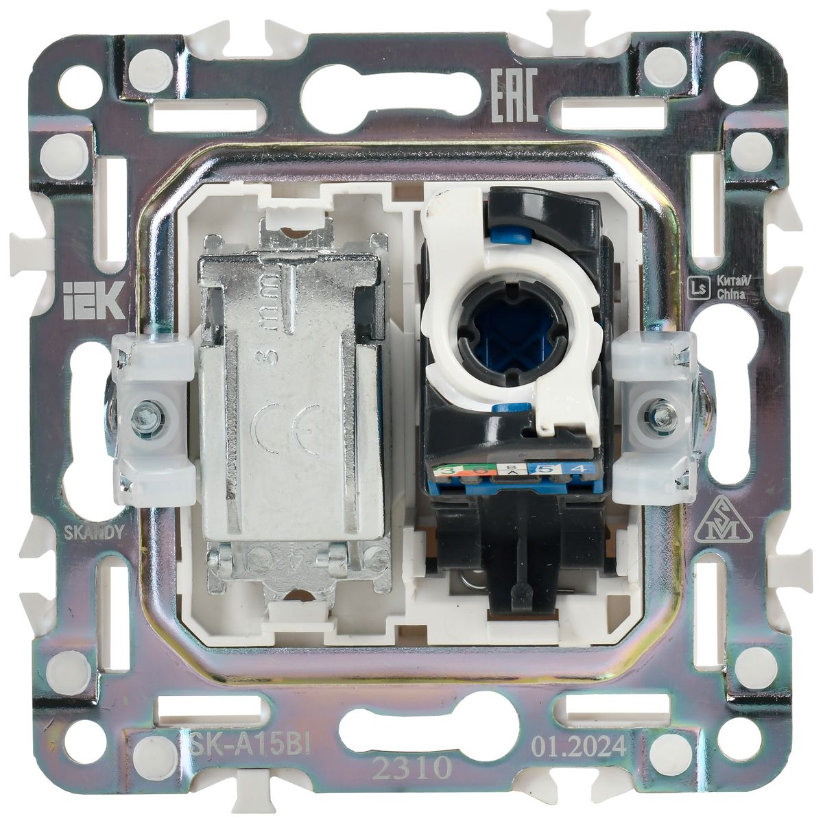 Розетка телекоммуникационная  SK-AK20-2-K02