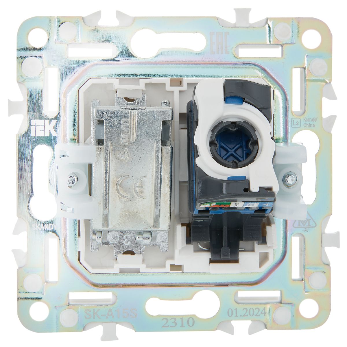 Розетка телекоммуникационная  SK-AK20-2-K23
