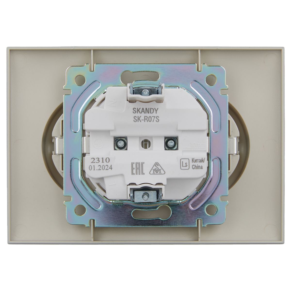 Розетка силовая  SK-R24-16-K23-F