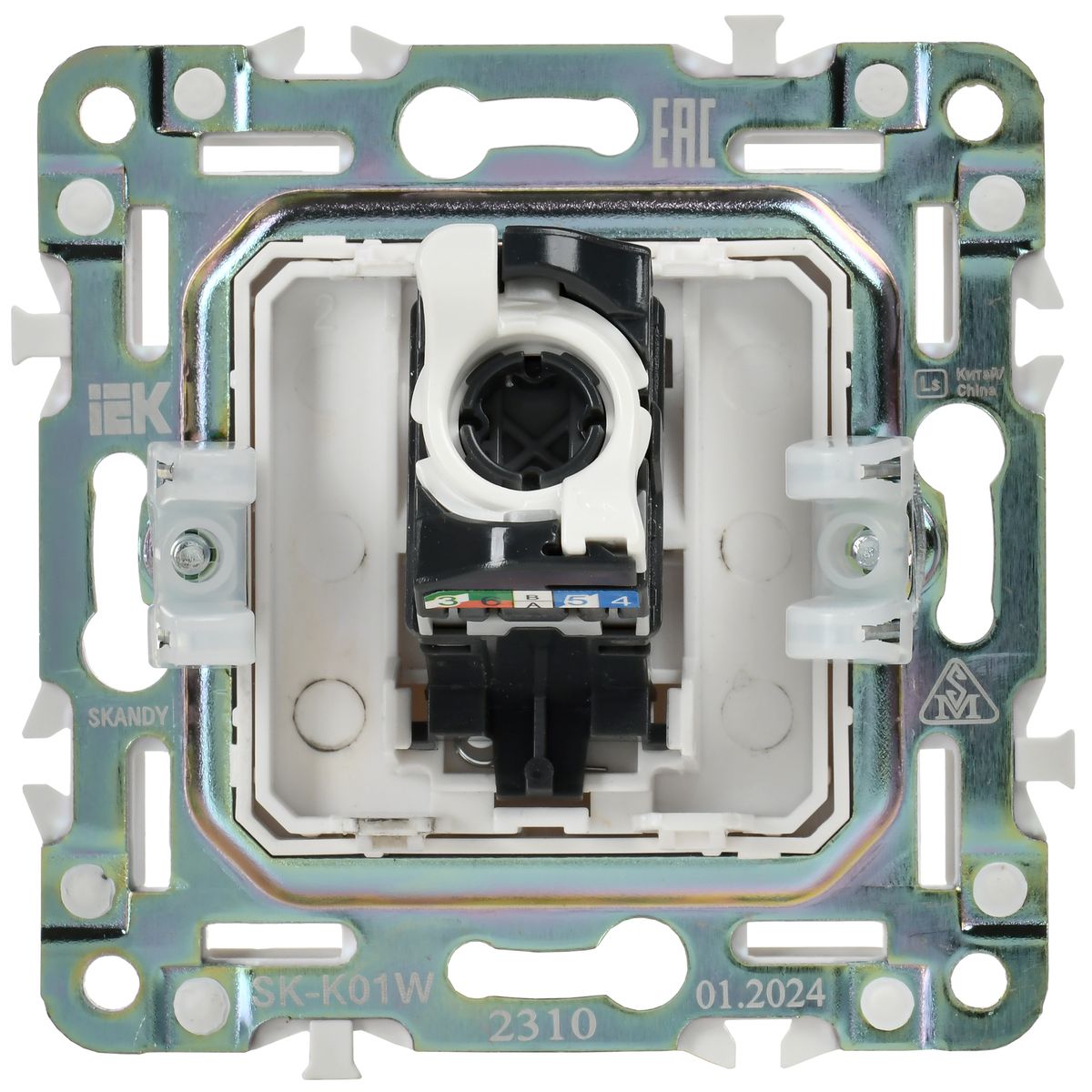 Розетка телекоммуникационная  SK-K10-1-K01