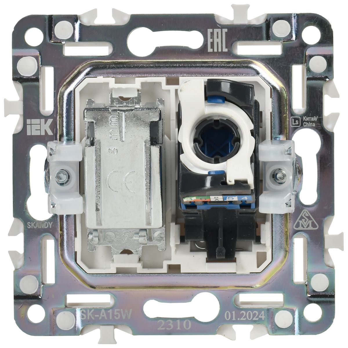Розетка телекоммуникационная  SK-AK20-2-K01
