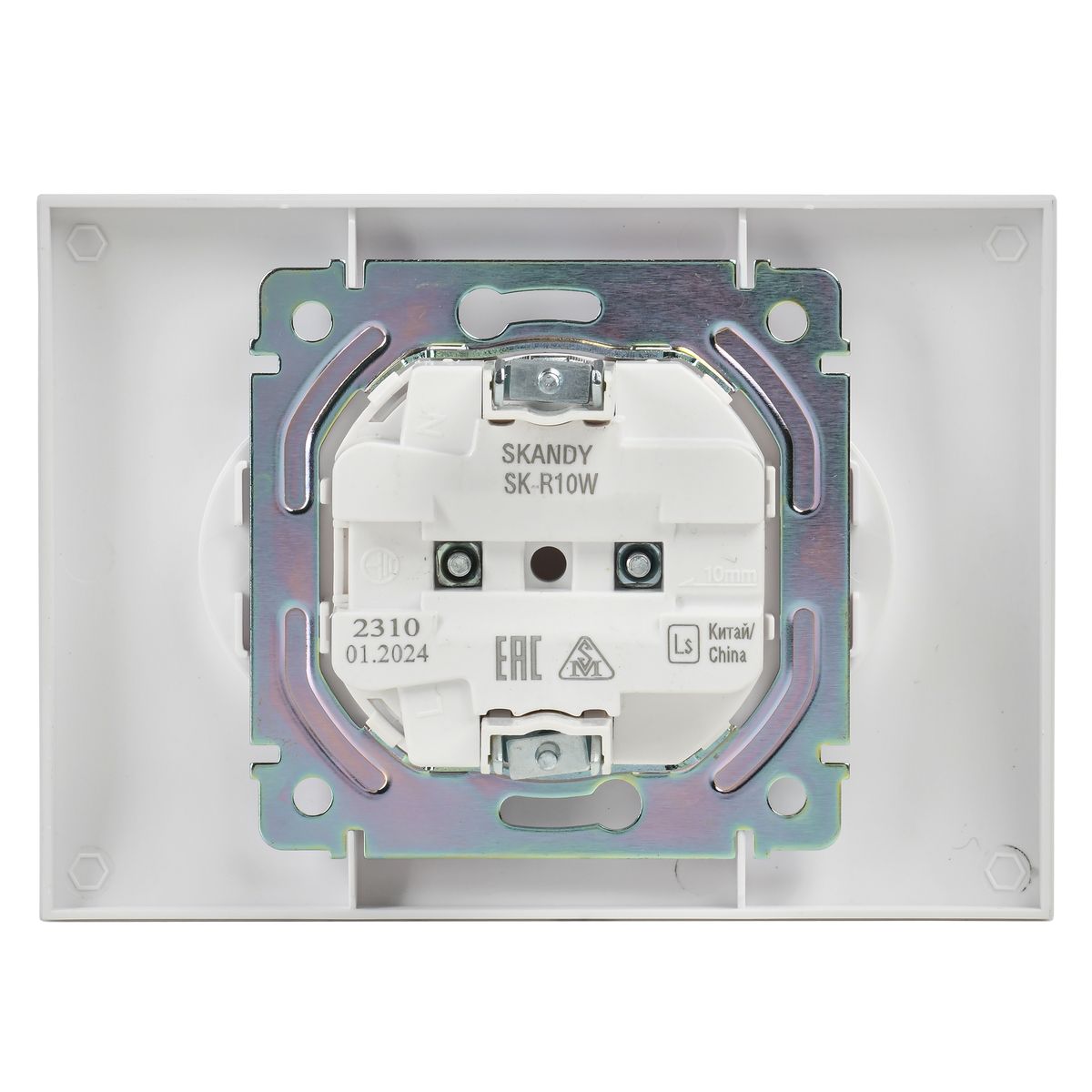 Розетка силовая  SK-R20-10-K01-F
