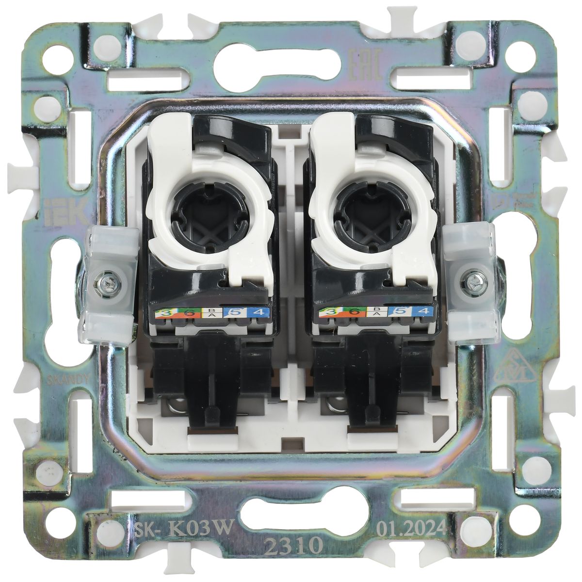 Розетка телекоммуникационная  SK-K20-1-K01