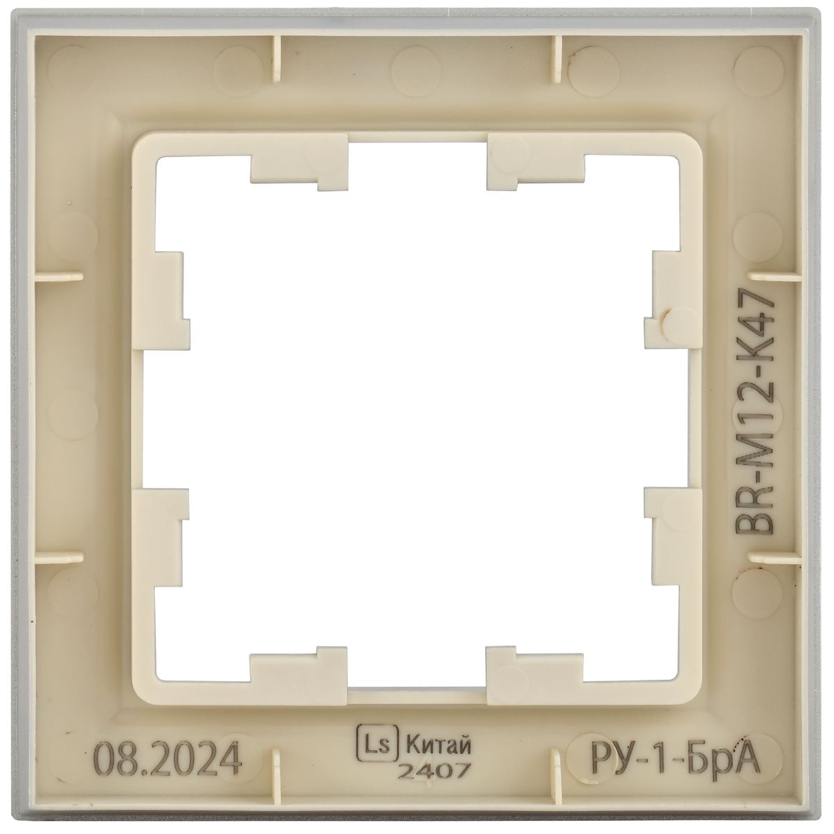 Рамка электроустановочная РУ-1-БрА BR-M12-K47