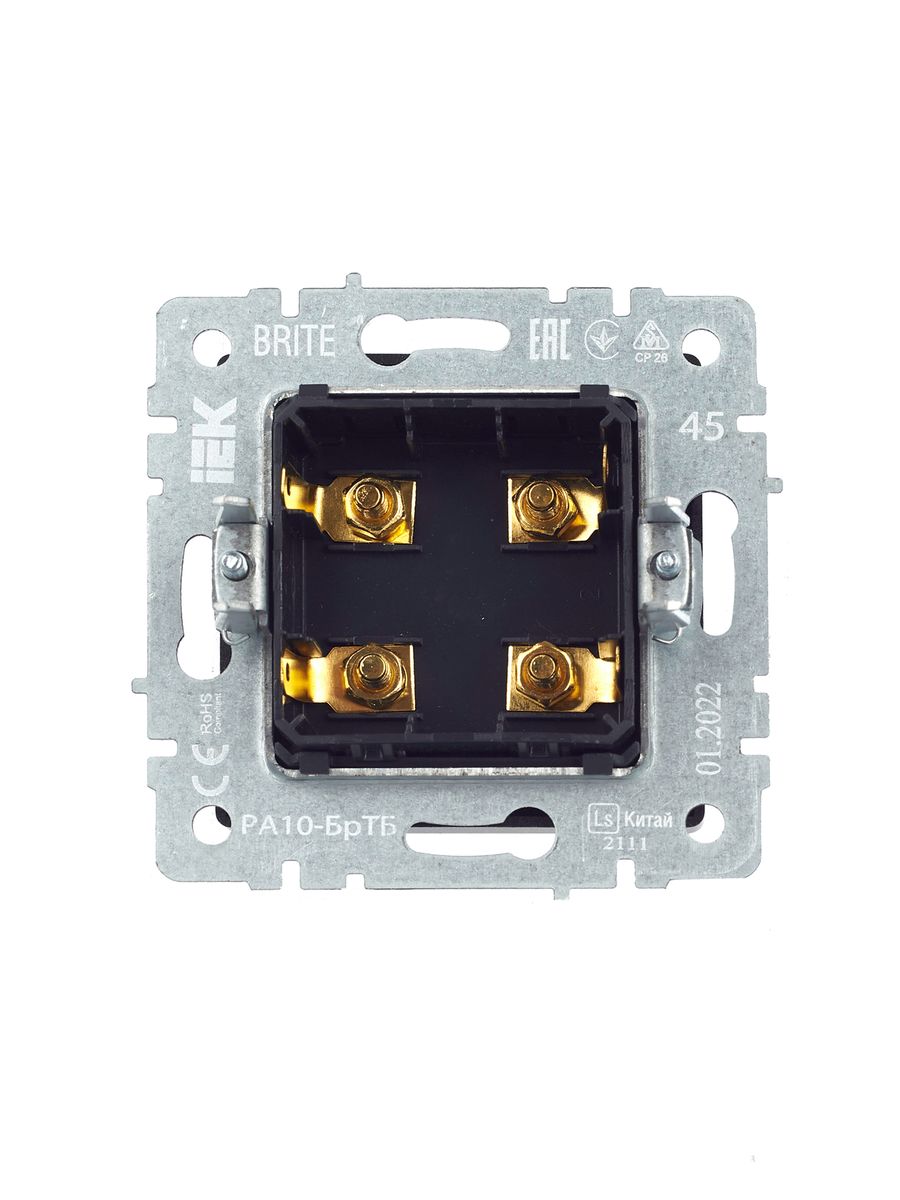 Розетка мультимедийная РА10-БрТБ BR-S40-K45
