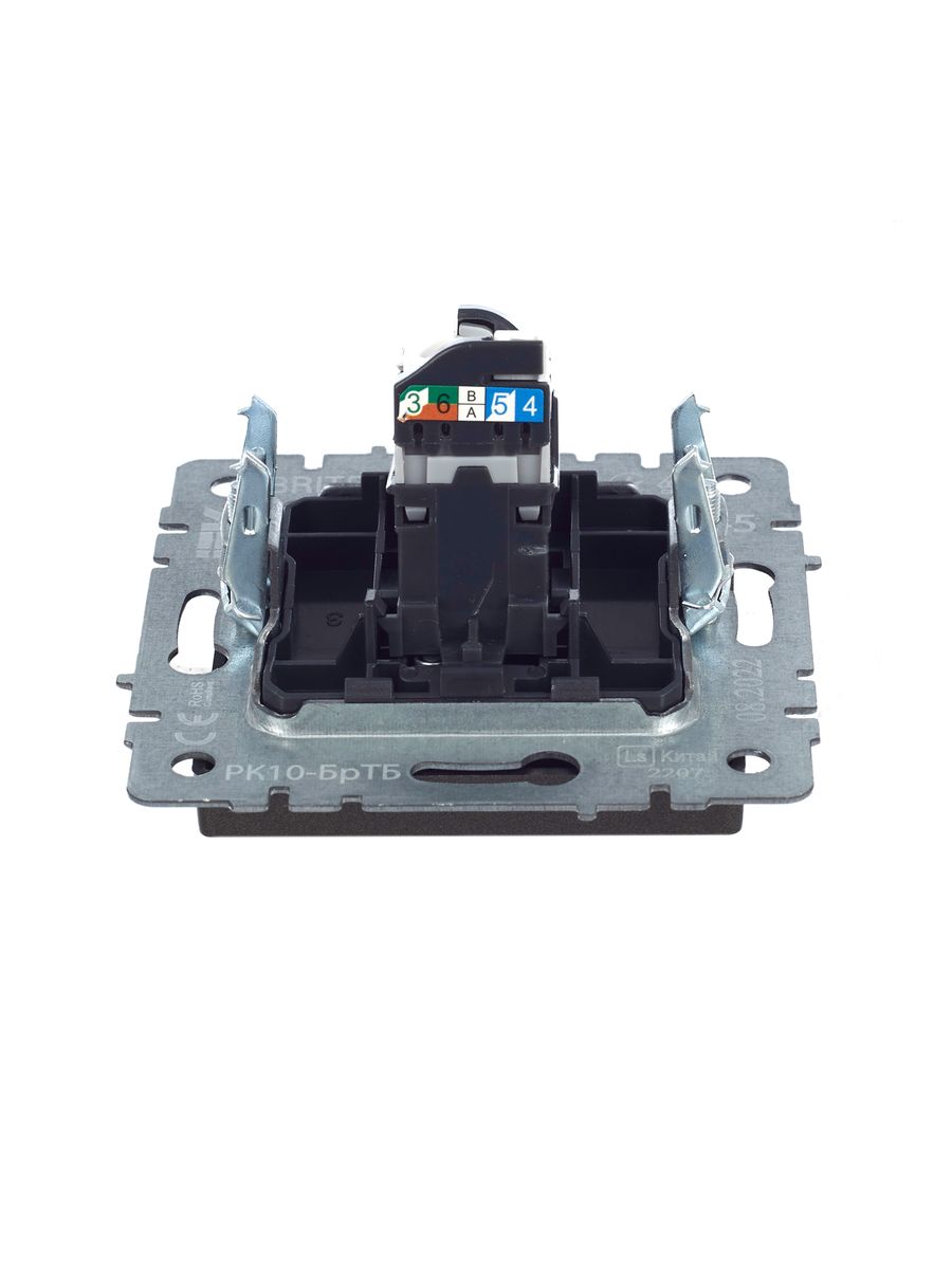 Розетка телекоммуникационная РК10-БрТБ BR-K10-1-K45