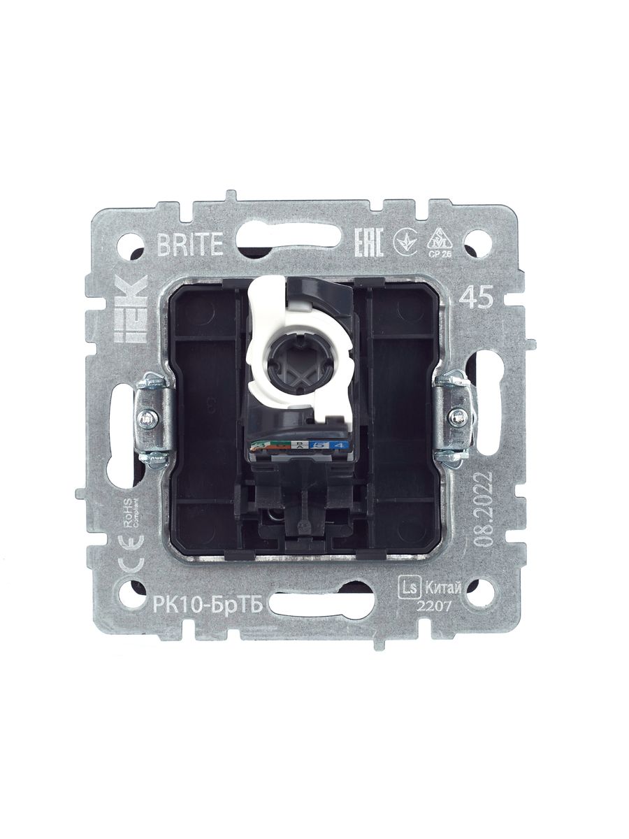 Розетка телекоммуникационная РК10-БрТБ BR-K10-1-K45