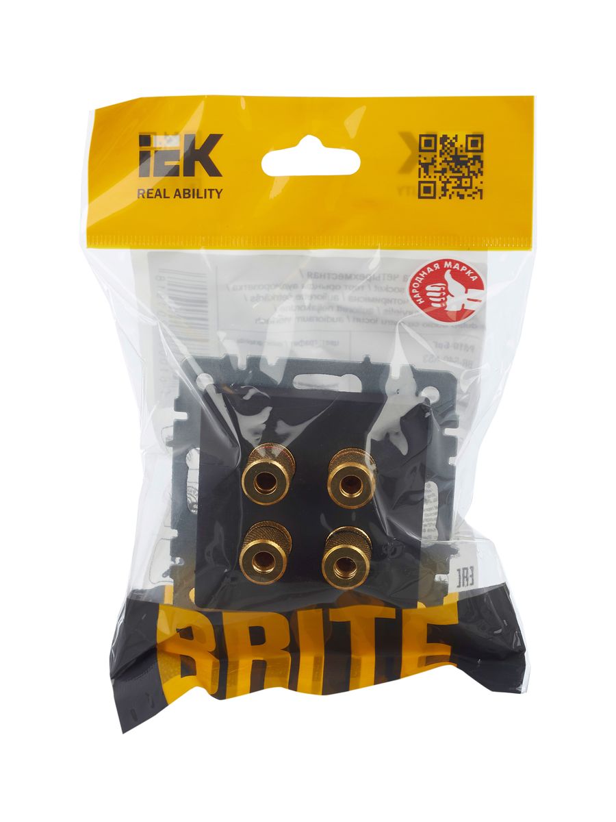 Розетка мультимедийная РА10-БрГ BR-S40-K53