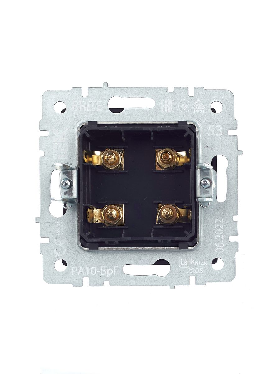 Розетка мультимедийная РА10-БрГ BR-S40-K53