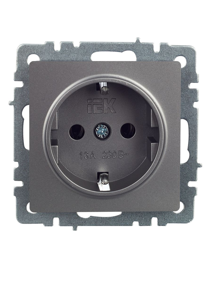 Розетка силовая РС11-1-0-БрС BR-R11-16-K46