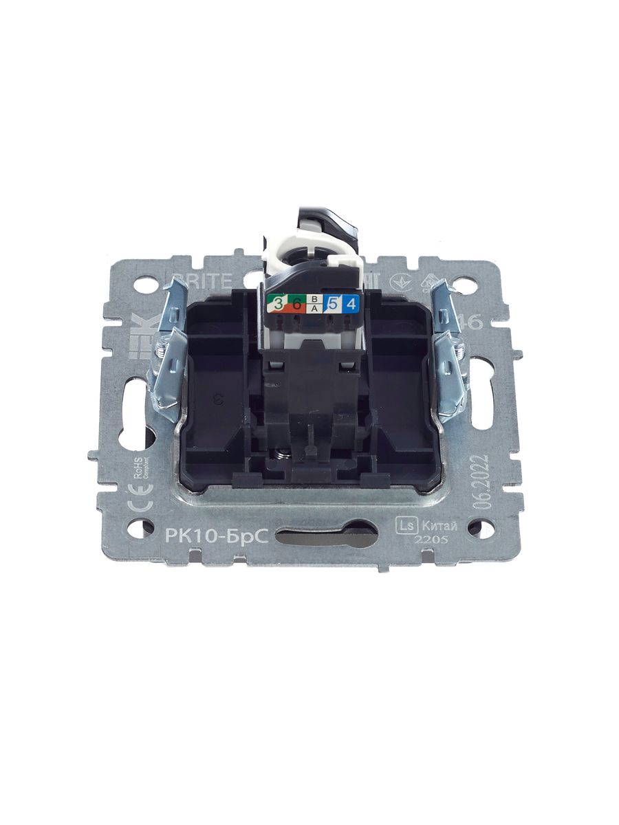 Розетка телекоммуникационная РК10-БрС BR-K10-1-K46