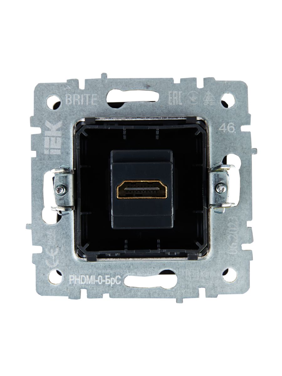 Розетка мультимедийная РHDMI-0-БрС BR-H10-K46