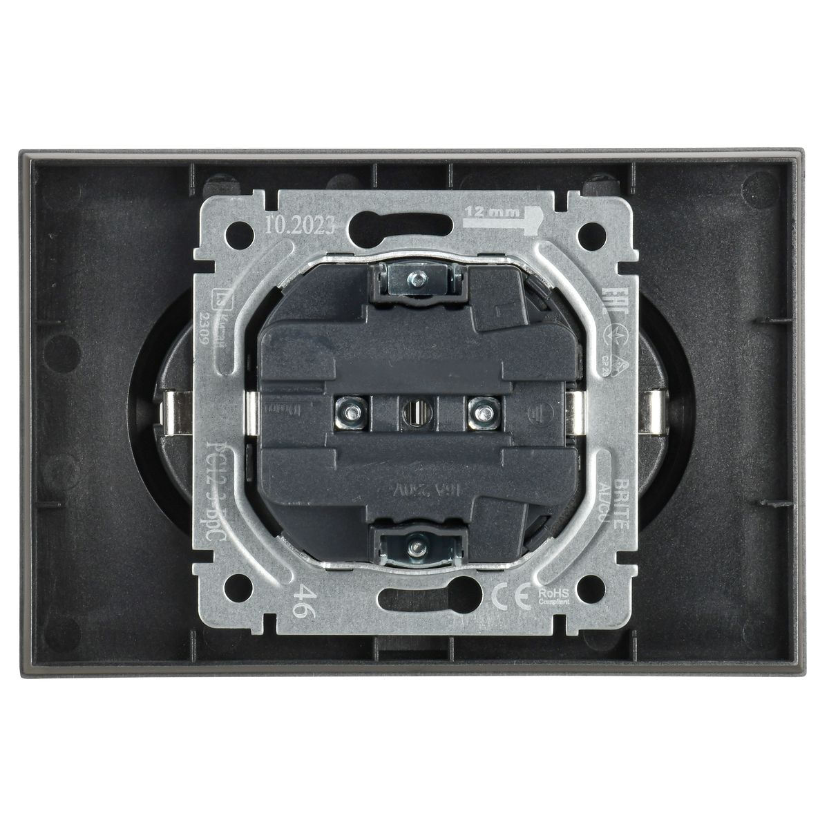 Розетка силовая РС12-3-БрС BR-R21-16-K46-F