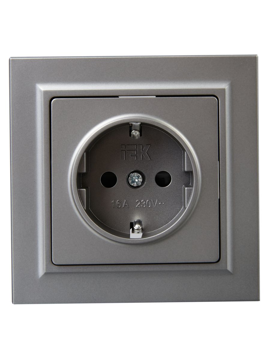 Розетка силовая РСР14-1-0-БрС BR-R14-16-K46-F