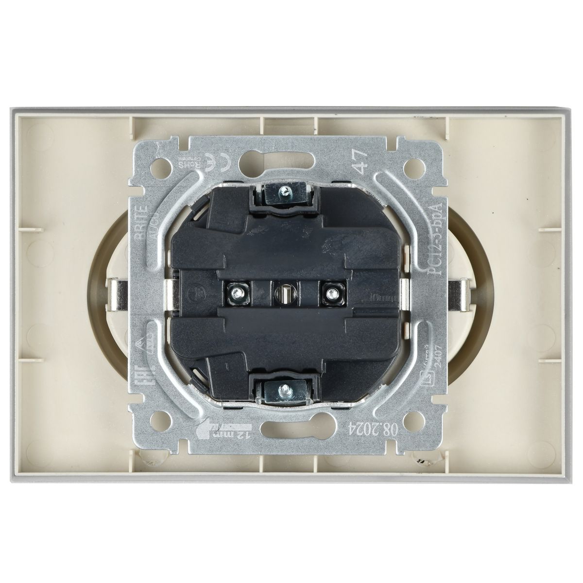 Розетка силовая РС12-3-БрА BR-R21-16-K47-F