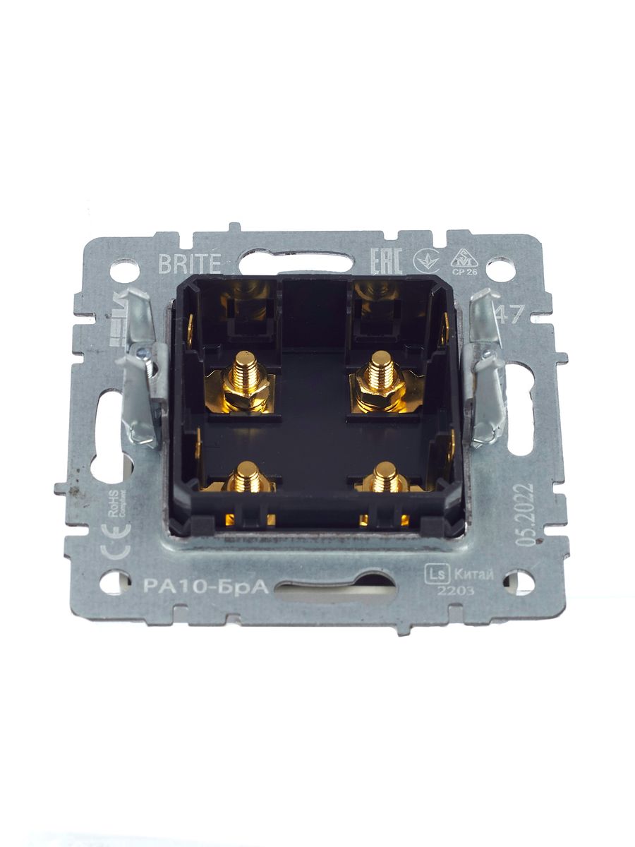 Розетка мультимедийная РА10-БрА BR-S40-K47