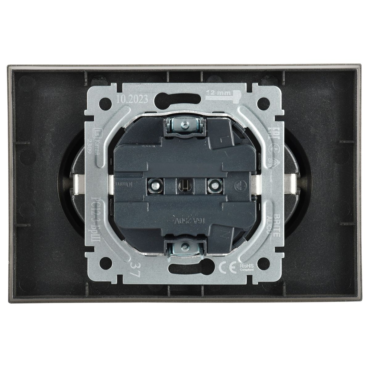 Розетка силовая РС12-3-БрШ BR-R21-16-K37-F