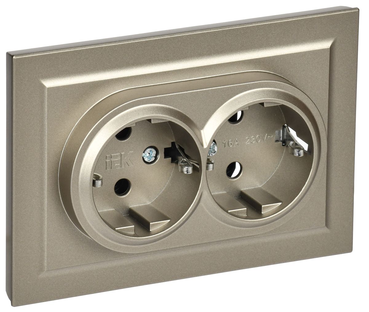 Розетка силовая РС12-3-БрШ BR-R21-16-K37-F