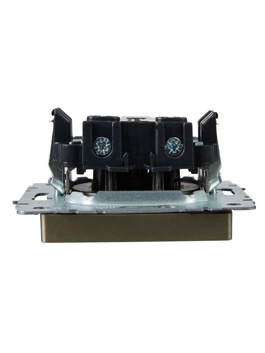 Розетка силовая РС10-1-0-БрШ BR-R10-10-K37