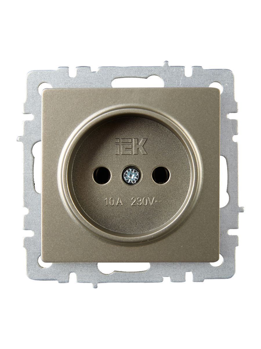 Розетка силовая РС10-1-0-БрШ BR-R10-10-K37