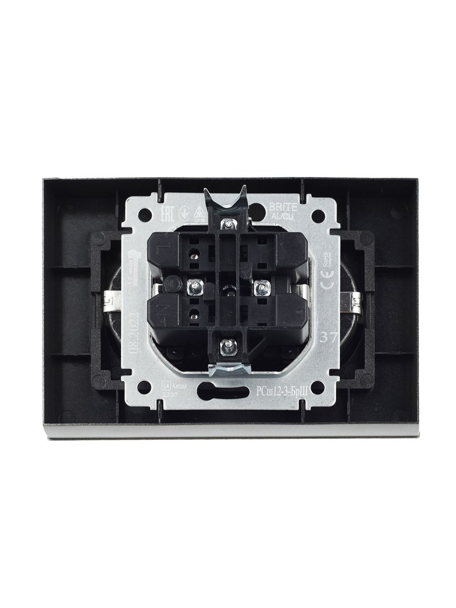 Розетка силовая РСш12-3-БрШ BR-R24-16-K37-F