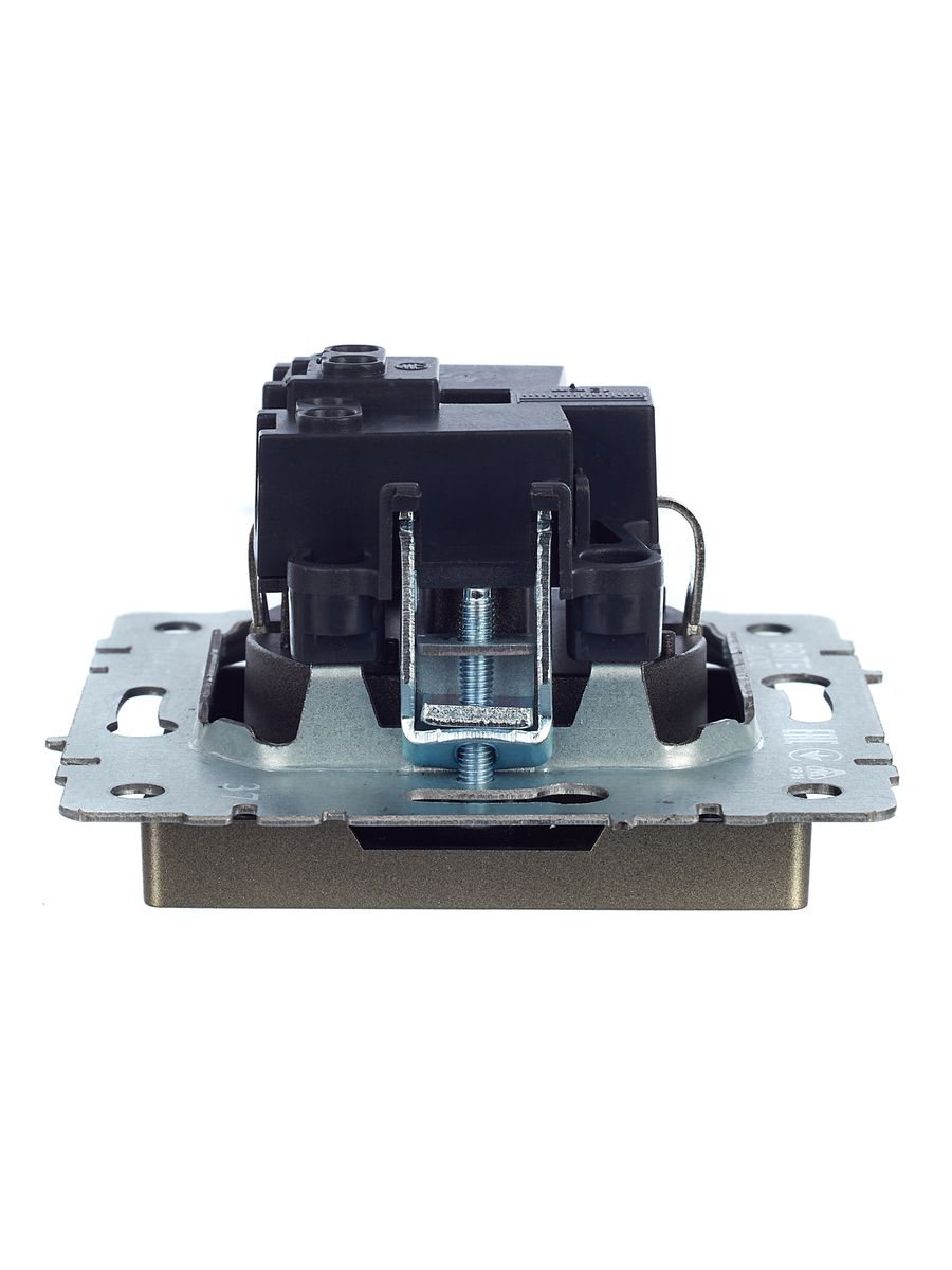 Розетка силовая РС11-1-0-БрШ BR-R11-16-K37