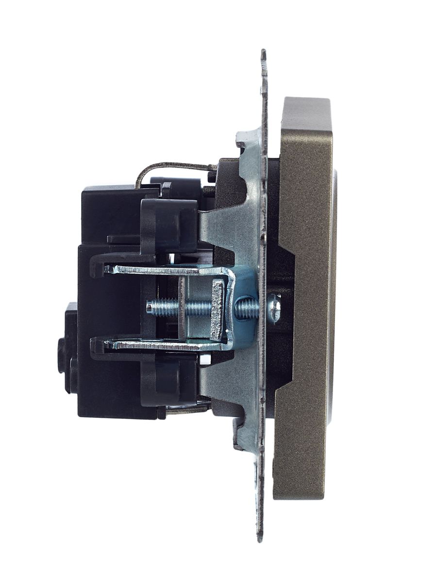 Розетка силовая РС11-1-0-БрШ BR-R11-16-K37