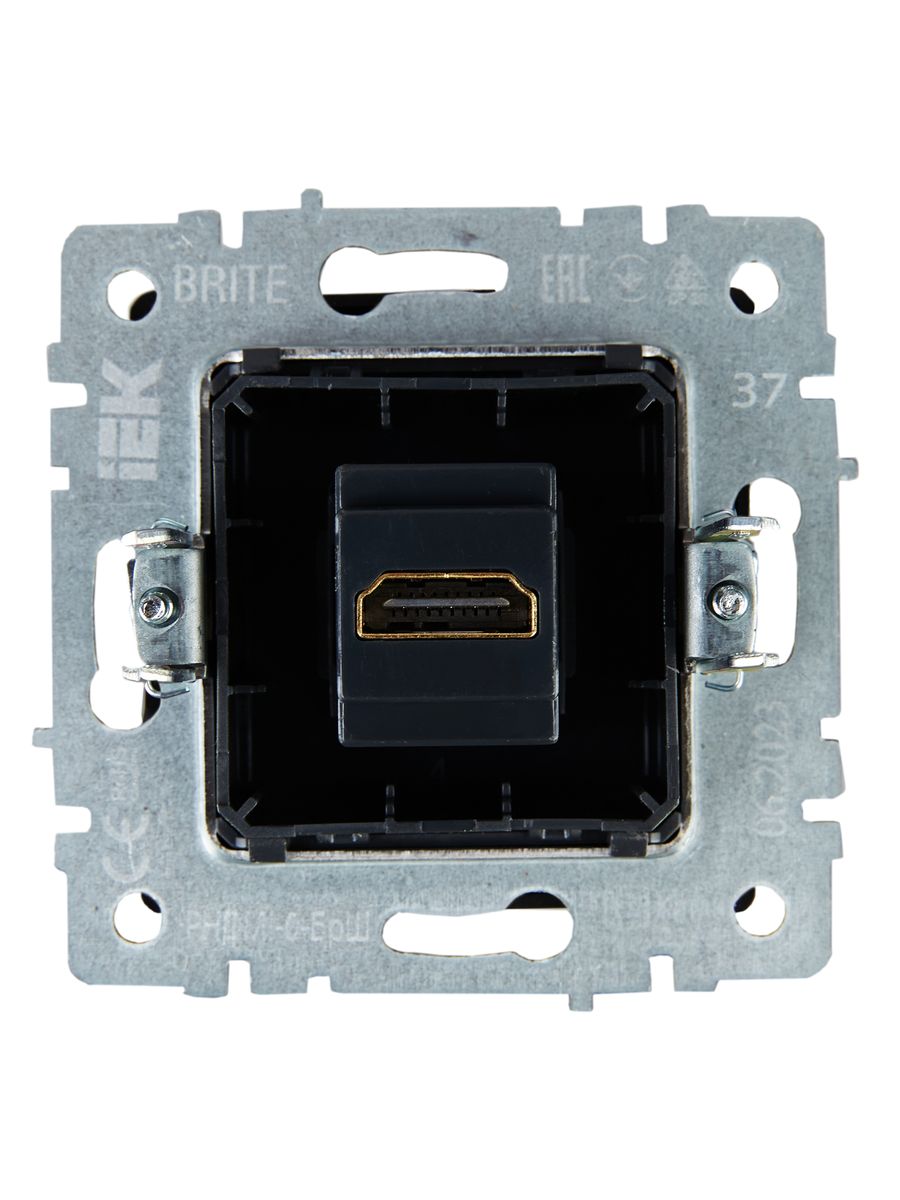 Розетка мультимедийная РHDMI-0-БрШ BR-H10-K37
