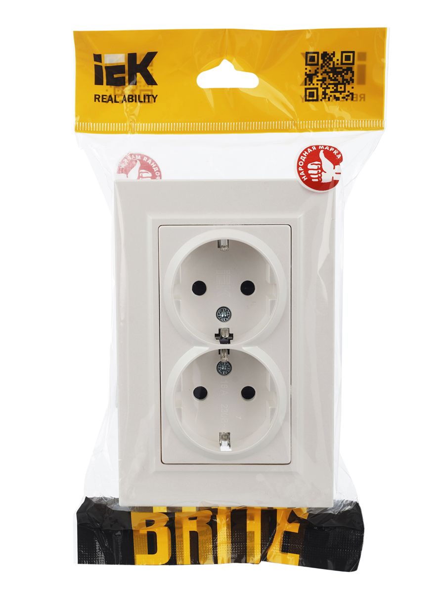 Розетка силовая РСш12-3-БрЖ BR-R24-16-K36-F