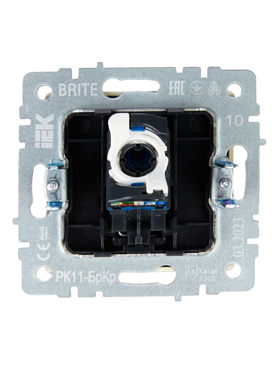Розетка телекоммуникационная РК11-БрКр BR-K10-2-K10