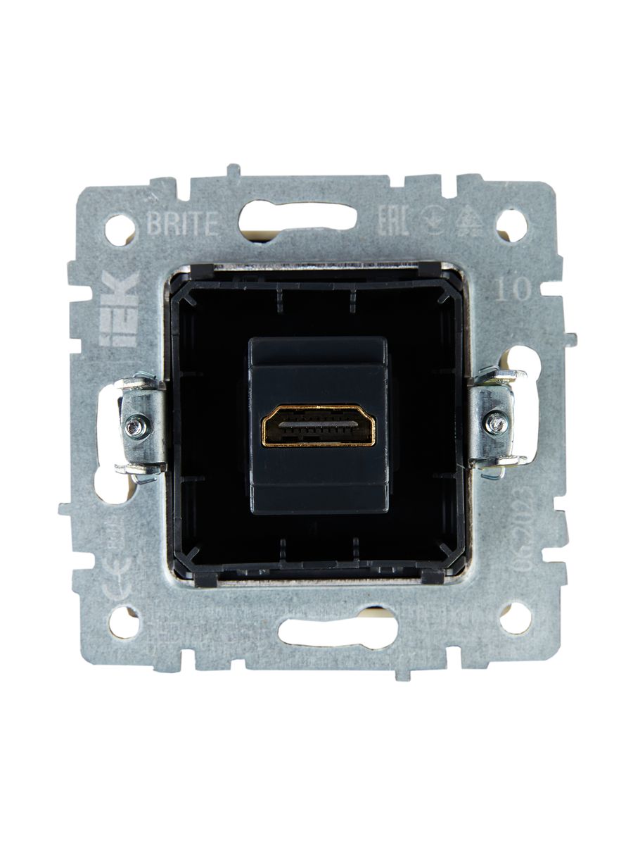 Розетка мультимедийная РHDMI-0-БрКр BR-H10-K10