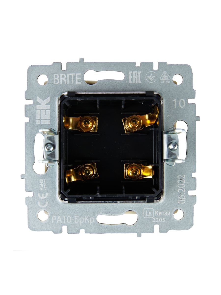 Розетка мультимедийная РА10-БрКр BR-S40-K10