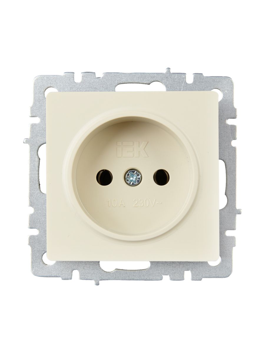 Розетка силовая РС10-1-0-БрКр BR-R10-10-K10