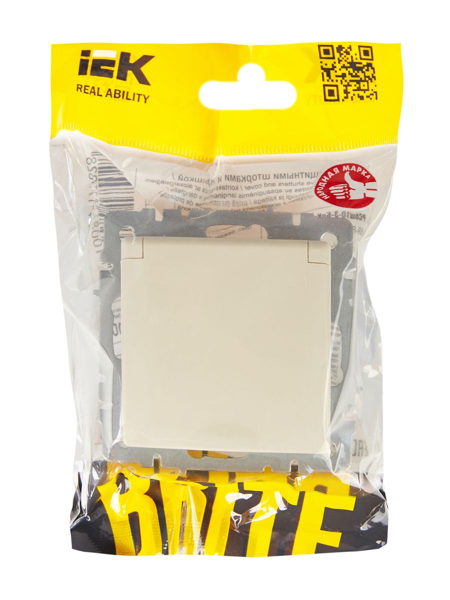 Розетка силовая РСбш10-3-БрКр BR-R16-16-K10