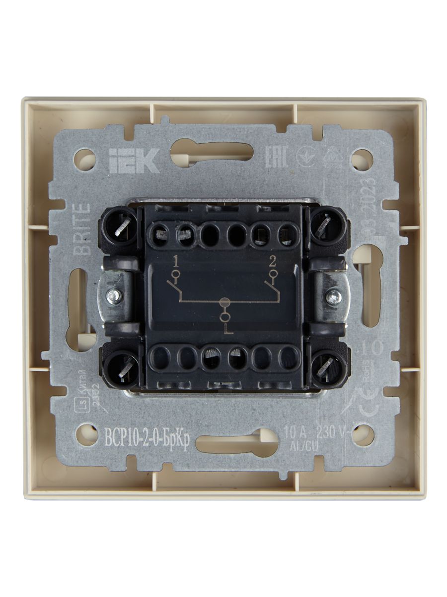 Выключатель ВСР10-2-0-БрКр BR-V20-0-10-K10-F
