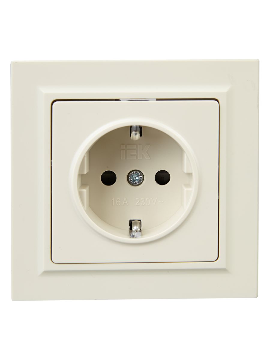 Розетка силовая РСР14-1-0-БрКр BR-R14-16-K10-F