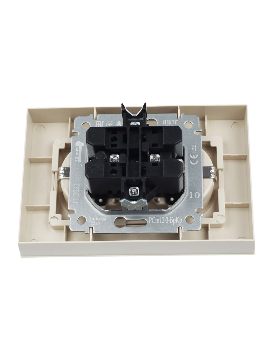 Розетка силовая РСш12-3-БрКр BR-R24-16-K10-F