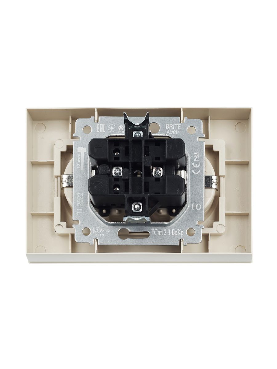 Розетка силовая РСш12-3-БрКр BR-R24-16-K10-F