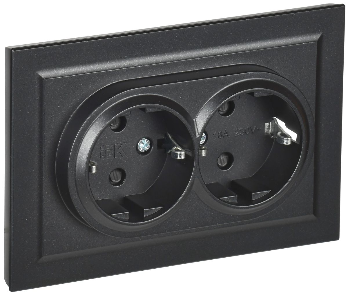 Розетка силовая РСш12-3-БрЧ BR-R24-16-K02-F
