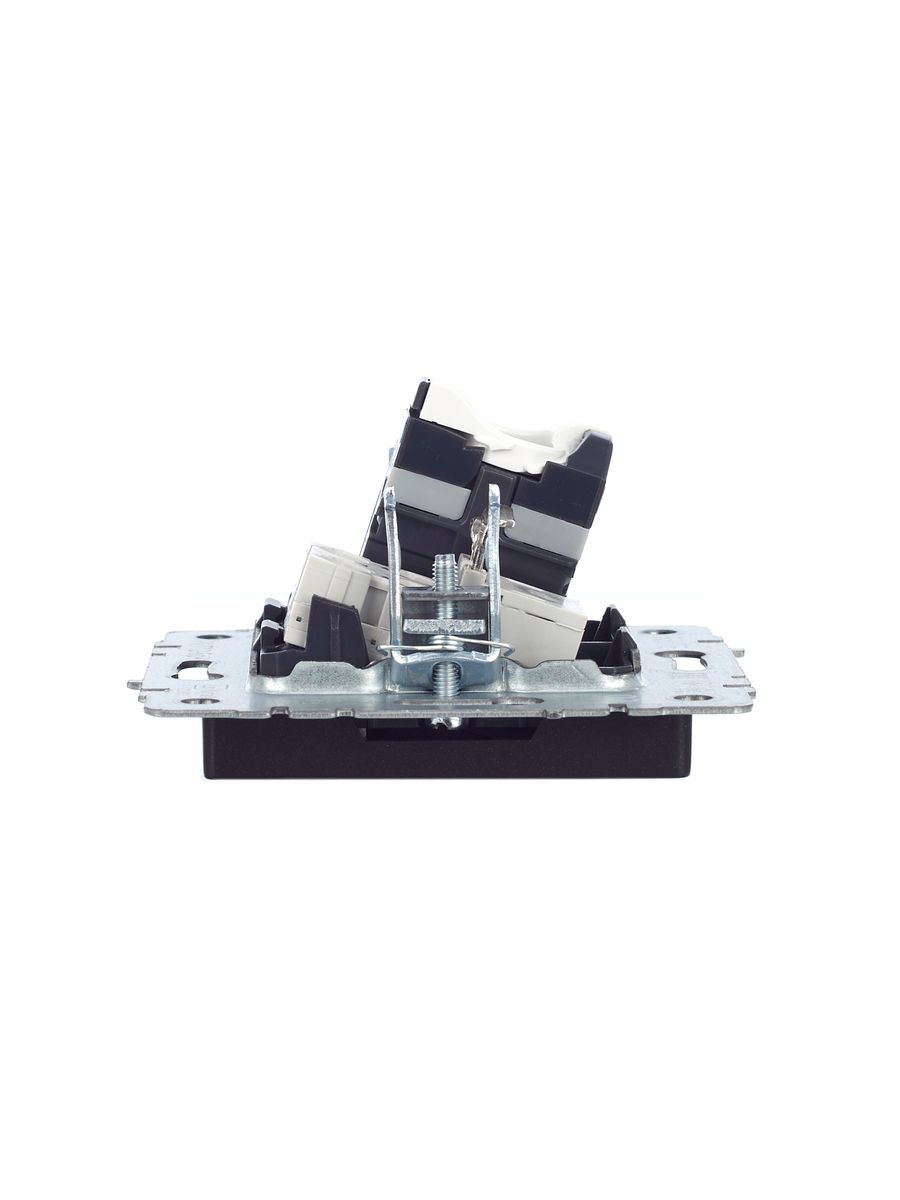 Розетка телекоммуникационная РК/Т12-БрЧ BR-KT20-O-1-K02