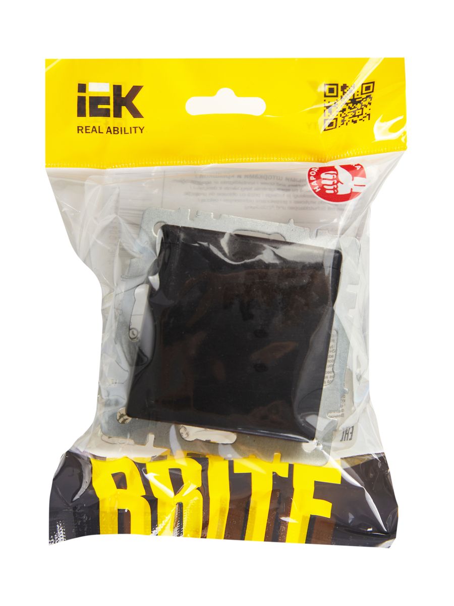 Розетка силовая РСбш10-3-БрЧ BR-R16-16-K02