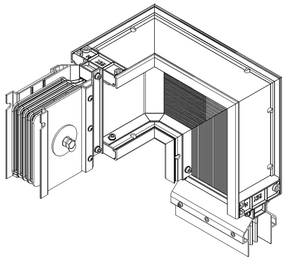 Секция шинопровода  LB-2500A5-35-F-ZRD