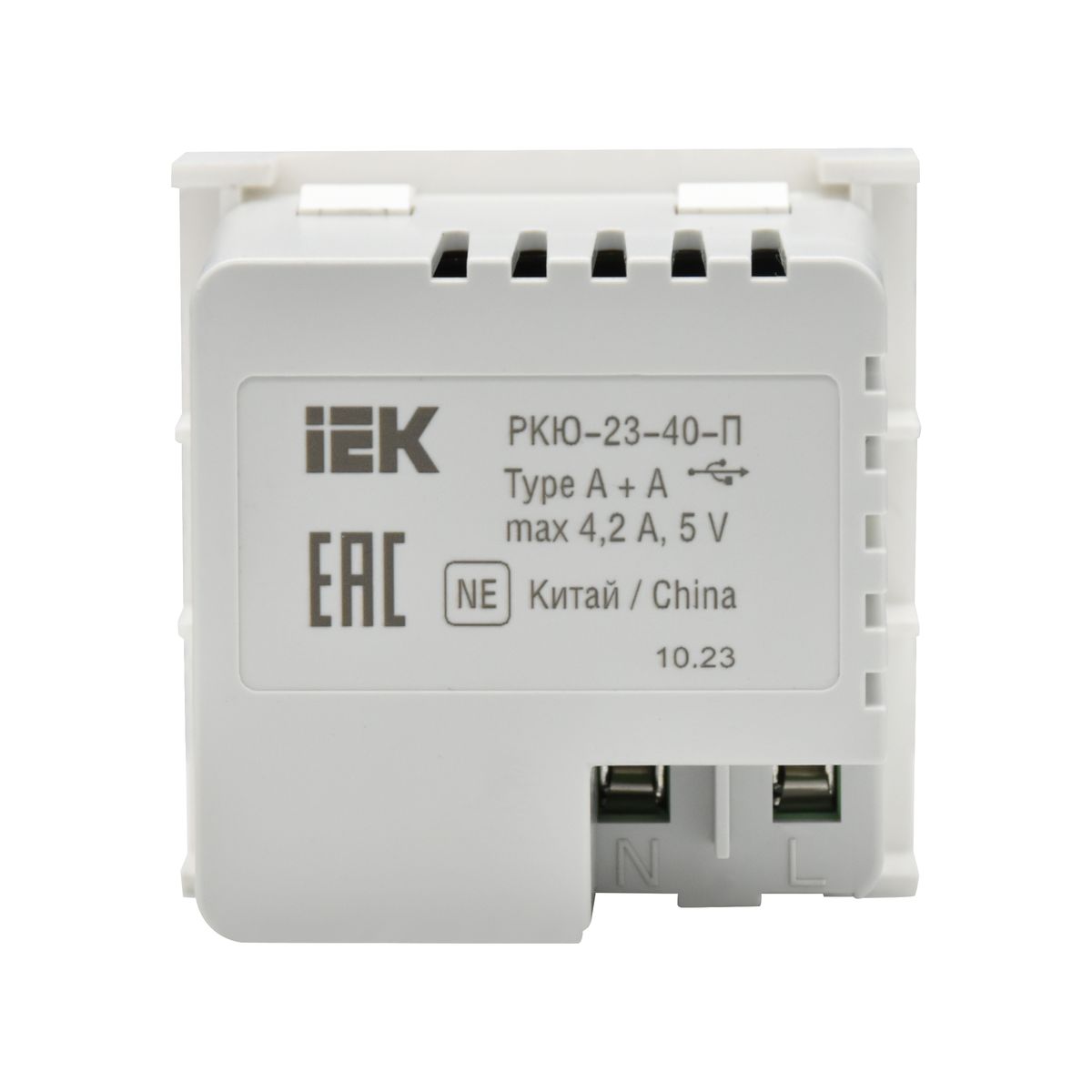 Розетка мультимедийная  PR-KK40D-RU-0-2-AA-K01