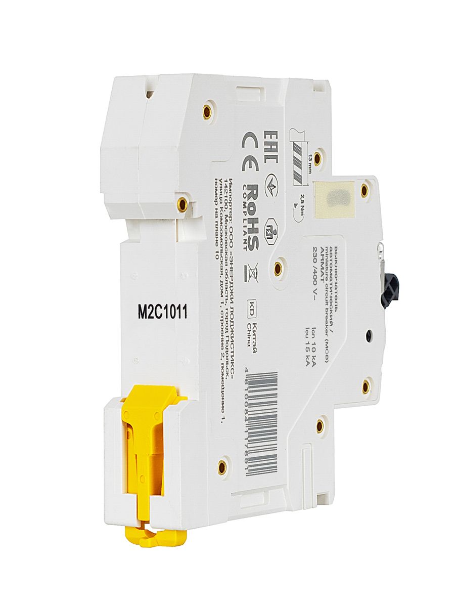 Выключатель автоматический  AR-M10N-1-C010