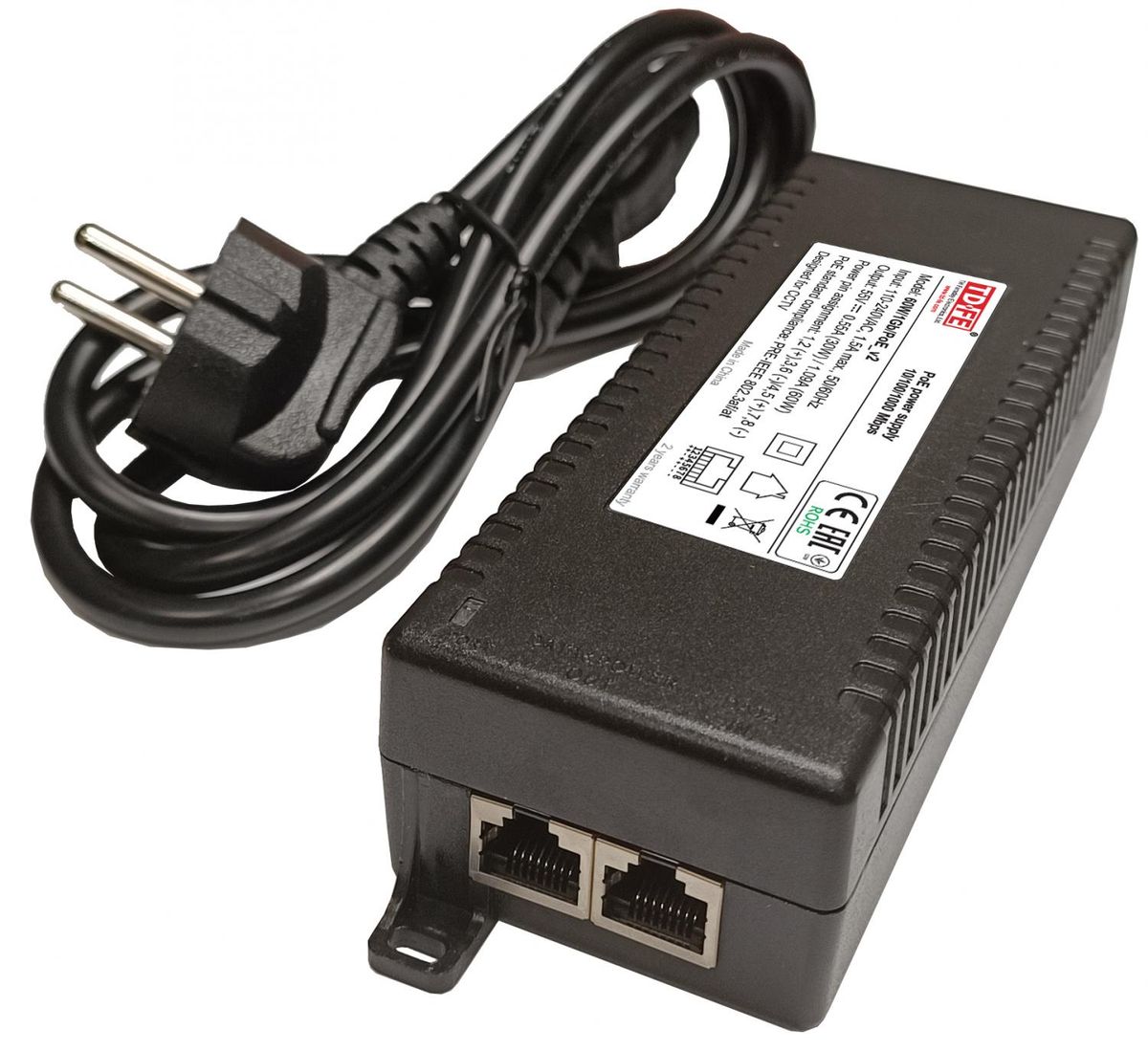 Инжектор PoE 60W/1Gb/POE+ v2 7009
