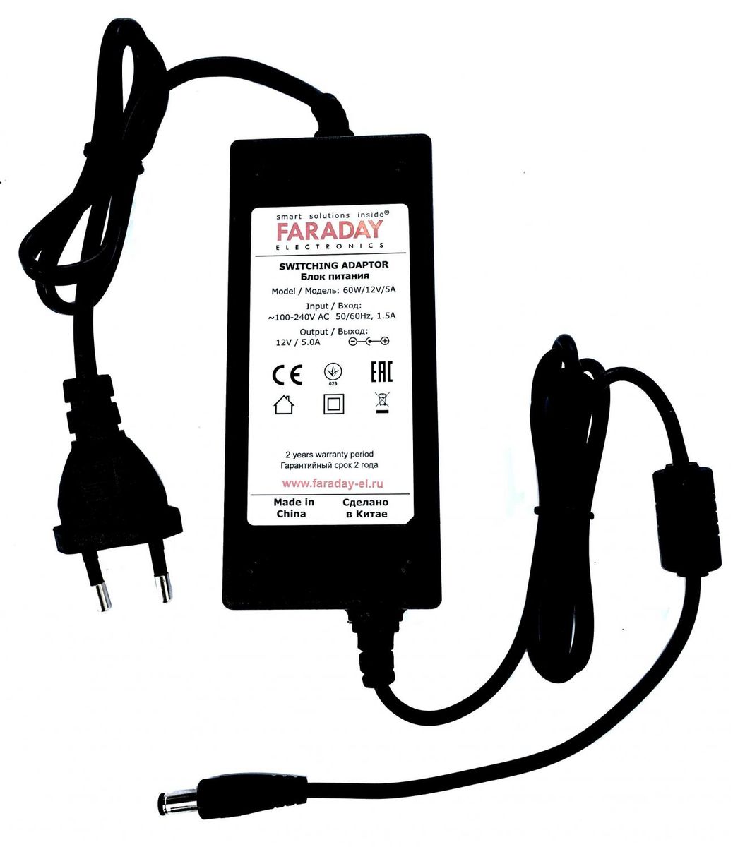 Блок питания 60W/12V/5A 3004