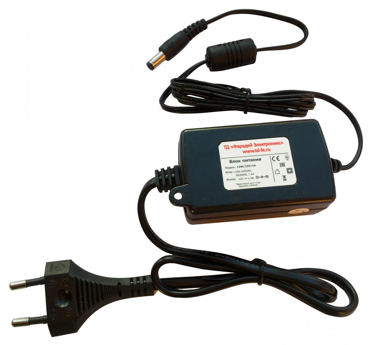 Блок питания 12W/12V/1А 3001