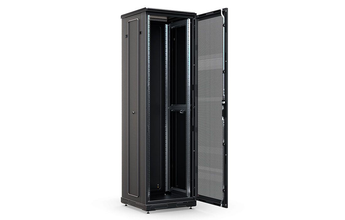Шкаф телекоммуникационный ШТ-НП-М-42U-800-1000-П-Ч 130411-01235