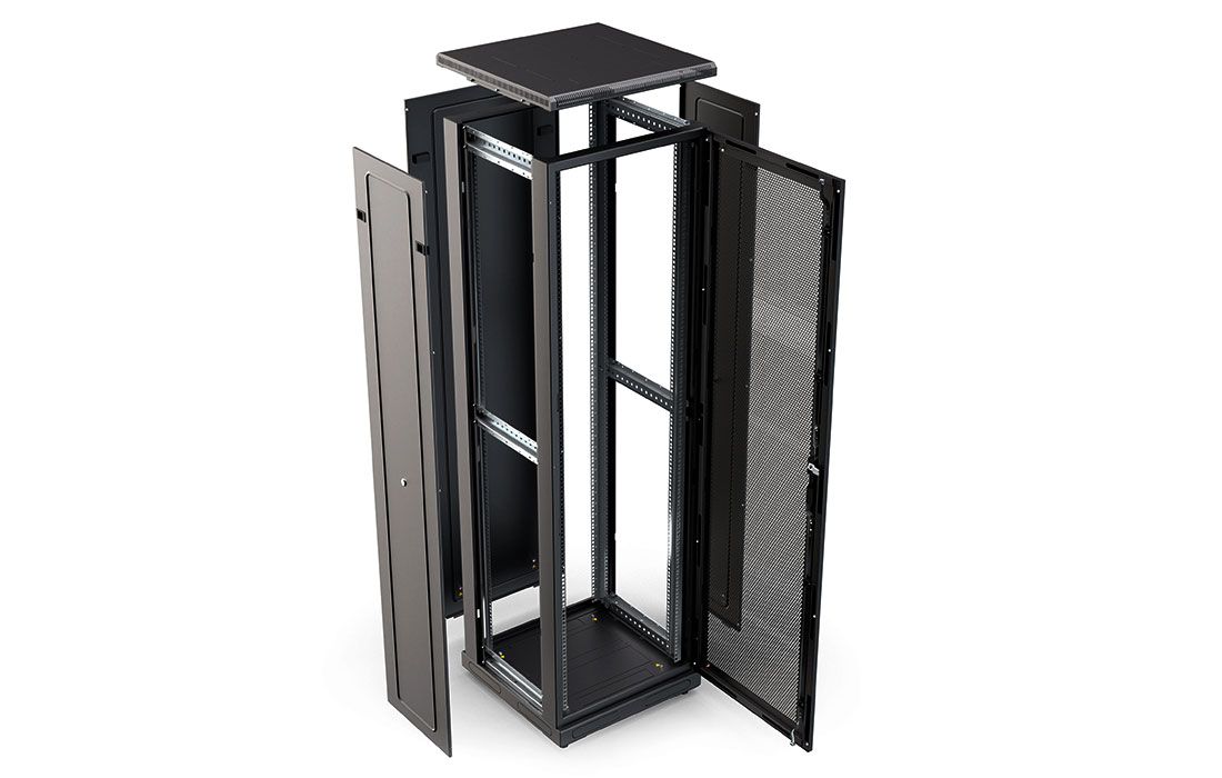 Шкаф телекоммуникационный ШТ-НП-М-42U-800-1000-П-Ч 130411-01235