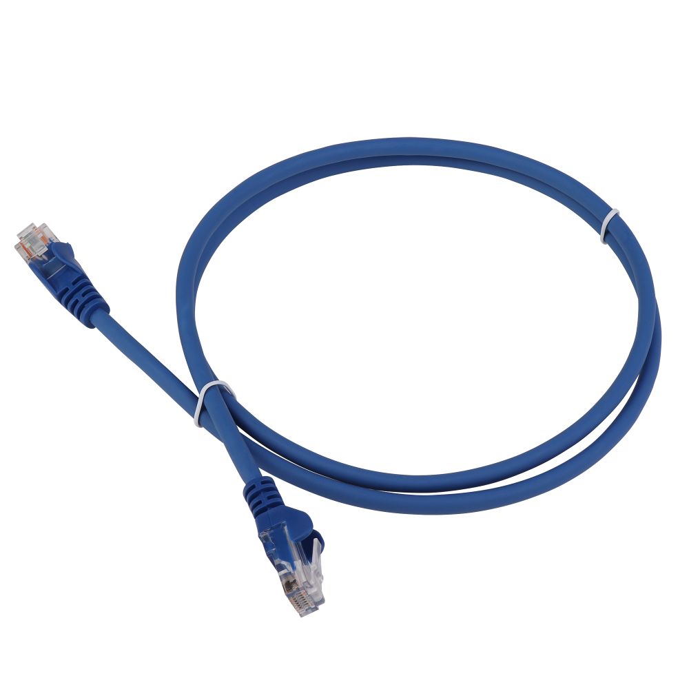 Патч-корд  LAN-45-45-0.5-BL